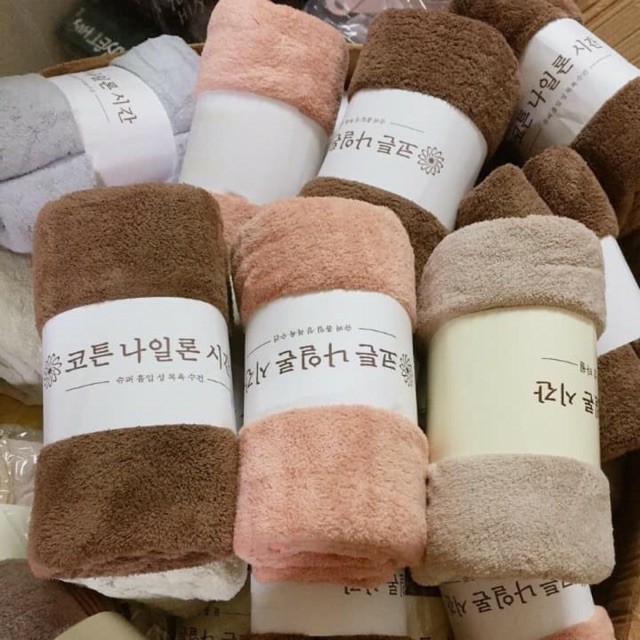 Khăn lông cừu Hàn Quốc 35*70cm - Sỉ bất ngờ