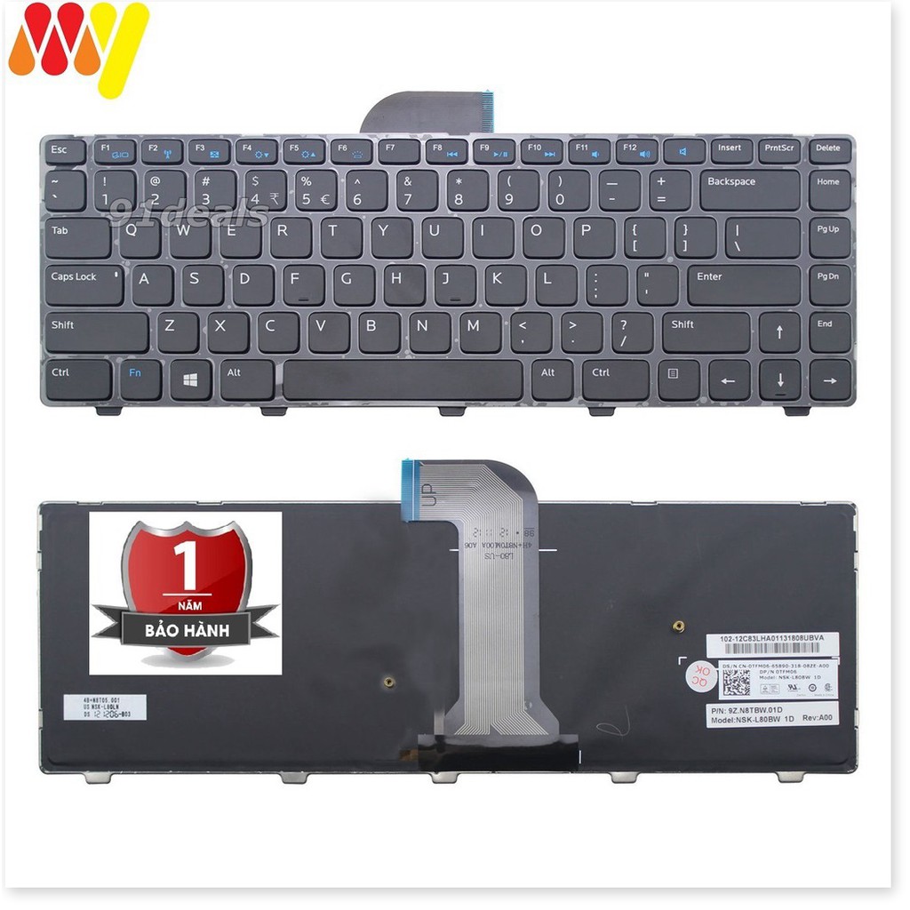 🆕 Bàn phím laptop Dell 14R 3421, 3437, 5421, 5437, 2421