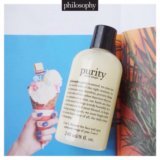 [360/473/946ml ] Sữa rửa mặt Philosophy Purity Made Simple Facial Cleanser