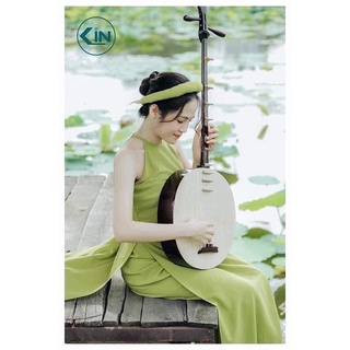 Áo dài yếm chụp sen siêu đẹp kèm quần