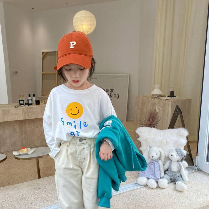 Áo Thun Cotton Mỏng Tay Dài Cổ Tròn Phong Cách Hàn Quốc Thời Trang Xuân Thu Hàng Mới Dành Cho Nữ