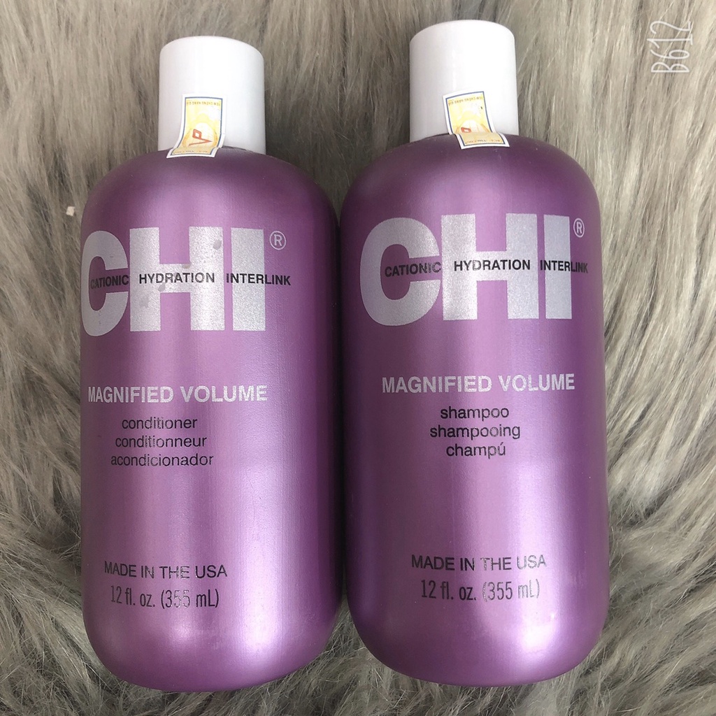Bộ gội xả tăng phồng dành cho tóc uốn , tóc mỏng , xẹp CHI MAGNIFIED VOLUME 355ML ( hàng chính hãng )