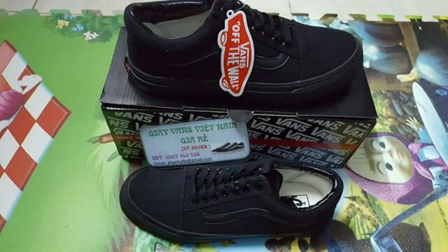 [ẢNH THỰC TẾ] Giày Thể Thao Old Skool Đen Full | BigBuy360 - bigbuy360.vn