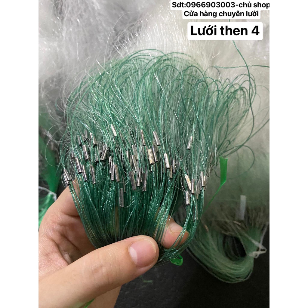 Lưới bắt cá then 2,3,4 dài 30m ,cao 70cm