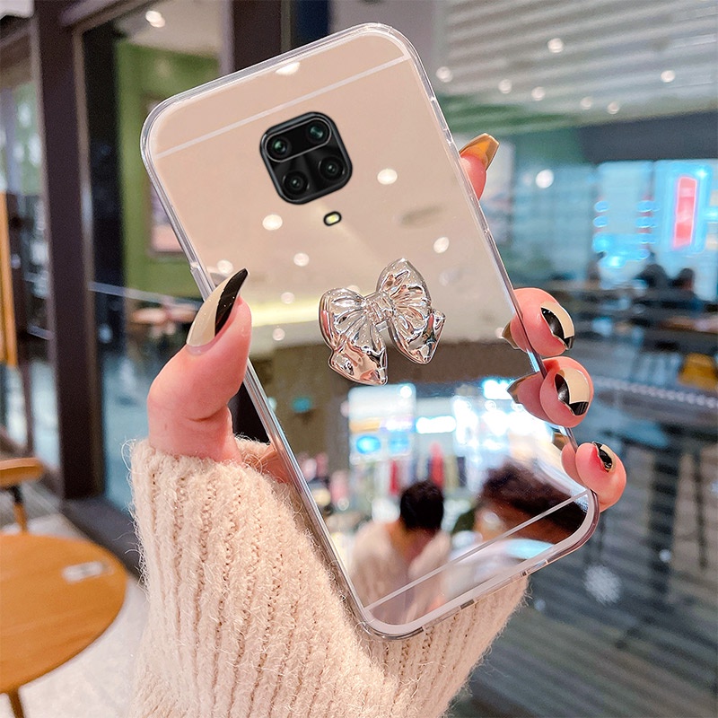 Ốp Điện Thoại Tráng Gương Viền Mềm Cho Xiaomi Redmi Note 9S Note 9 Pro Max