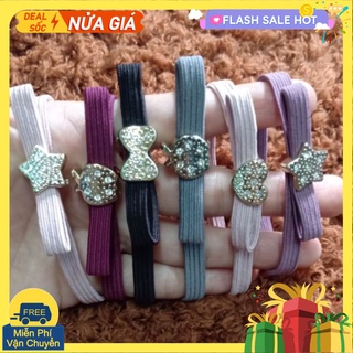 Dây cột tóc nhiều hình lấp lánh
