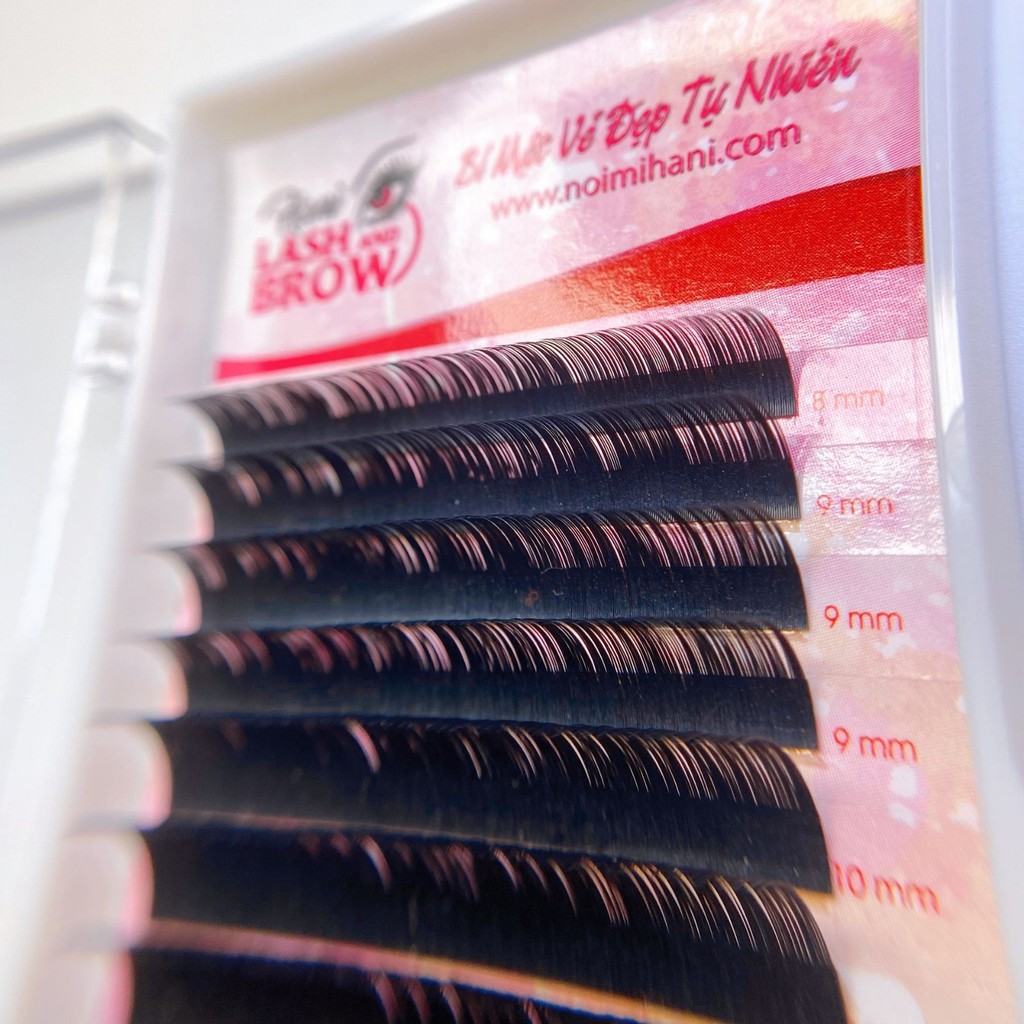 Mi khay Hani - nối mi classic chuyên nối mi dưới - độ cong B