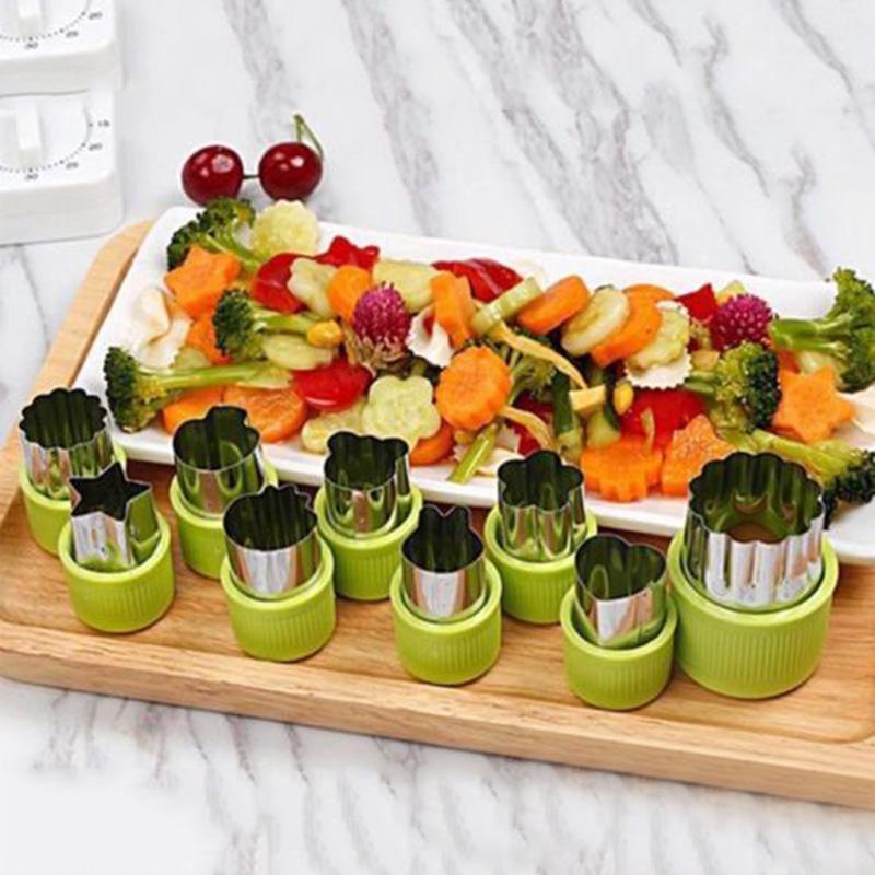 Mini Cookie Cutters Pie Crust Vegetable Fruit Cutter Baking Set Tools S3 CX