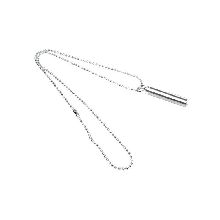 Dây chuyền có mặt dây hình ống đựng tro bằng thép không gỉ