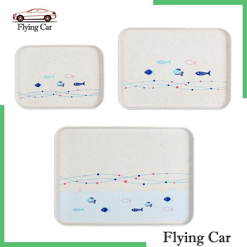 1 Khay Phục Vụ Bằng Nhựa Melamine Hình Chữ Nhật Màu Trắng Dùng Trong Khách Sạn Lzdjfmy2
