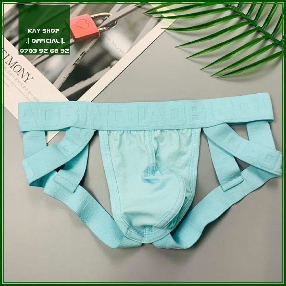 [MỚI ĐỘC LẠ] Quần lót nam jockstrap sexy phá cách QUIAOSIN thun cotton - Quần sịp nam dây khoe mông căng tròn gợi cảm