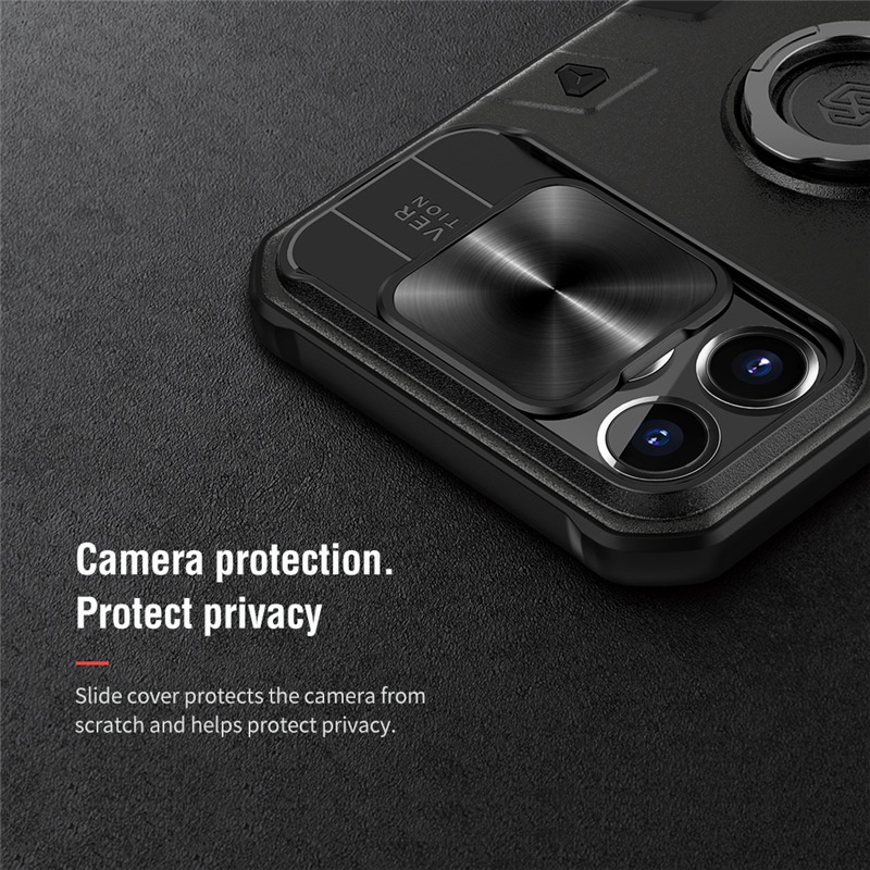 ỐP CHỐNG SỐC BẢO VỆ CAMERA iPhone 13/ 13 Pro/ 13 Pro Max Camshield Armor Nillkin