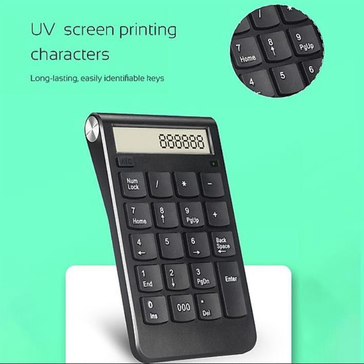 Worldmart - Máy tính Number Pad Wireless LCD Mac windows
