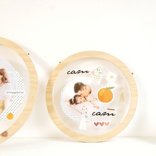 Khung Gỗ Custom hình tròn trang trí phòng và bàn làm việc