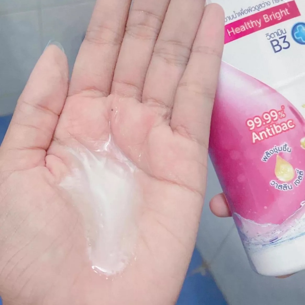 Sữa tắm Vaseline B3 Healthy Bright (Thái Lan) 430ml diệt khuẩn, làm sáng da, dưỡng ẩm