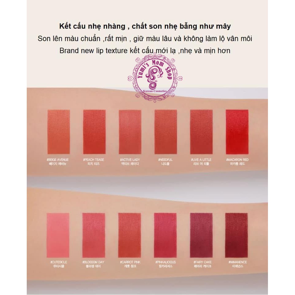 Son kem 3CE Cloud Lip Tint | BigBuy360 - bigbuy360.vn