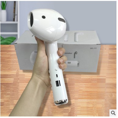 Loa Bluetooth MK-101 Hình Tai Nghe Airpod Khổng Lồ