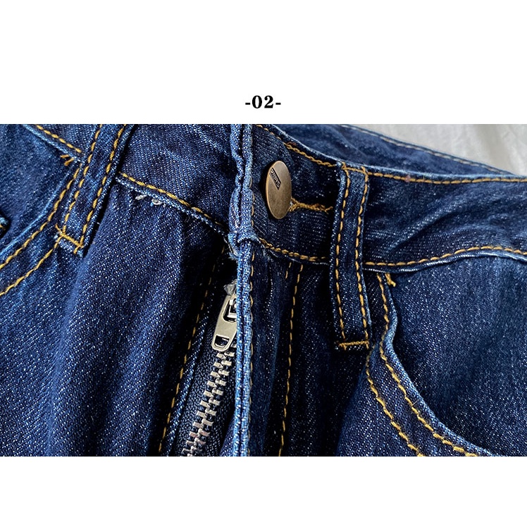 |Q01| Quần jean ống đứng cạp cao