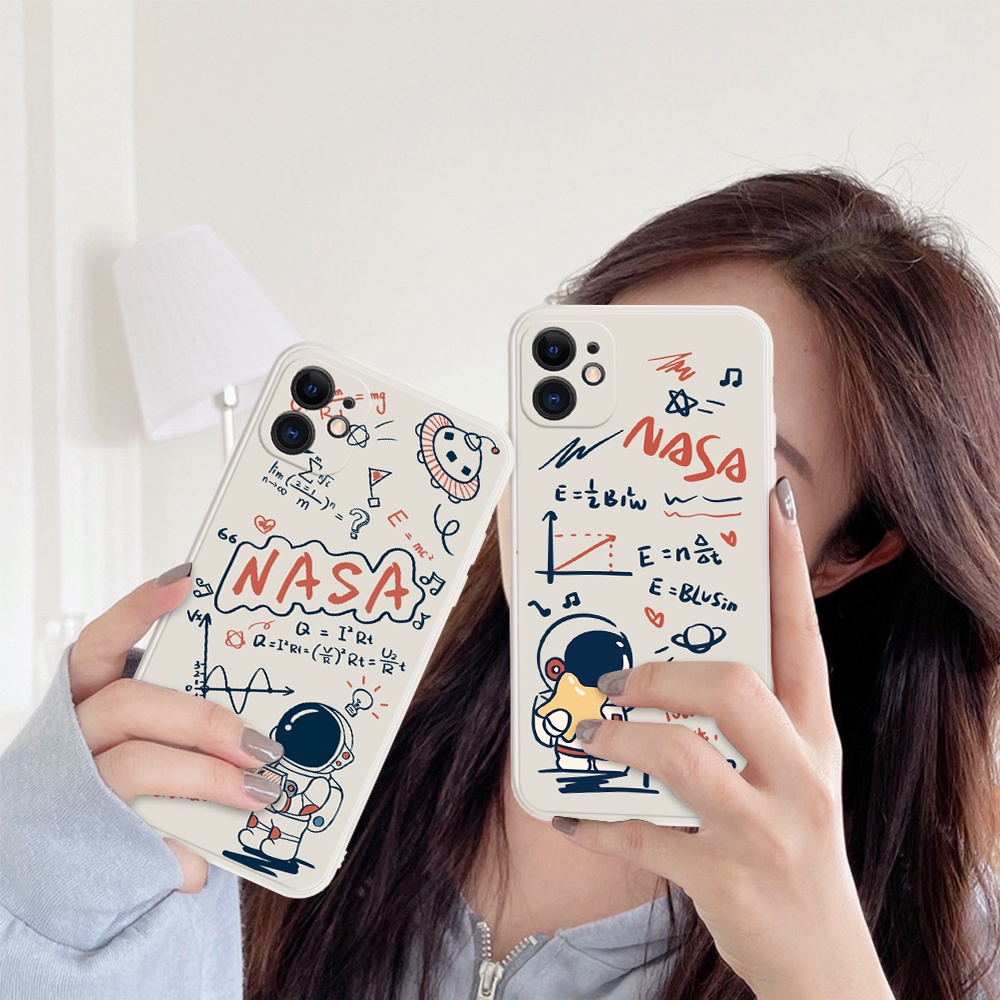 Ốp điện thoại in hình phi hành gia NASA cho Xiaomi Mi 11 11X lite Pro Ultra Xiaomi Poco X3 F3 Xiaomi Mi 10 10T 9T Pro Lite H04