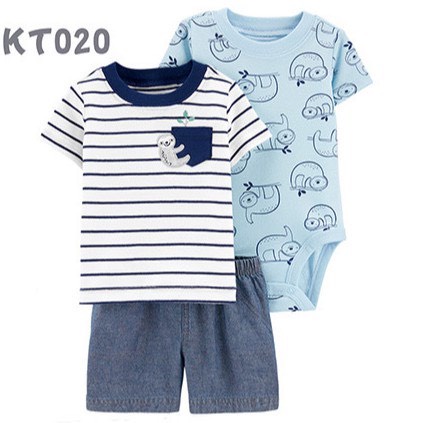 SET 3 CHI TIẾT QUẦN ÁO BÉ TRAI CAO CẤP ĐỦ MÓC HÀNG TRẺ EM TQ XUẤT DƯ