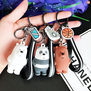 🍄Móc khóa hình gấu We Bare Bears xinh xắn