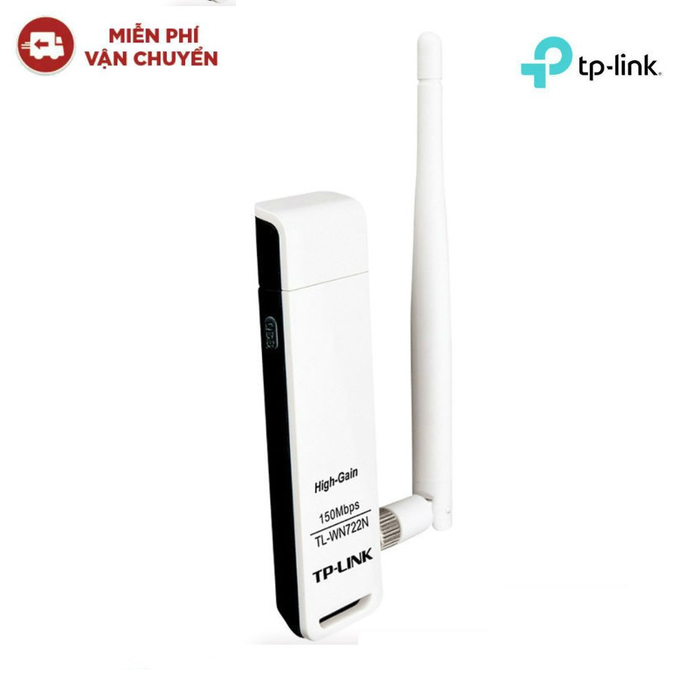 TP-Link TL-WN722N-USB Wifi (high gain) tốc độ 150Mbps- new 100%