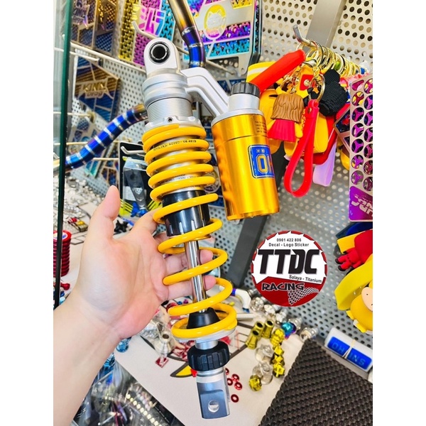 [ Tặng Núm CNC ] Phuộc Ohlins 1:1 gắn xe Vario Scoopy Vision Ab tặng kèm núm cnc tăng chỉnh thật ☺️✌