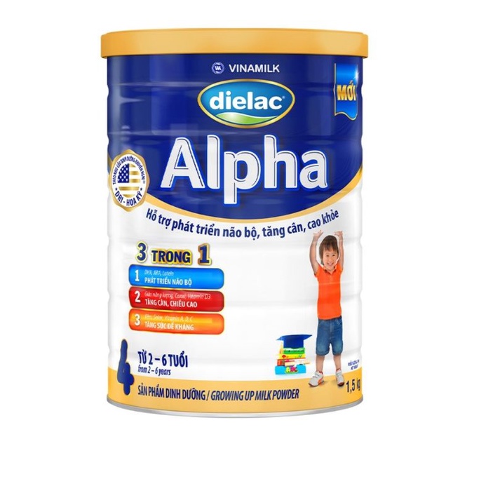 Sữa bột Dielac Alpha 4 1,5kg