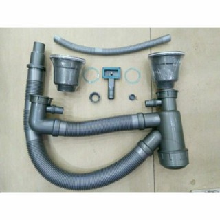 Bộ xả chậu rửa chén ống thoát lớn, chống hôi 6.0