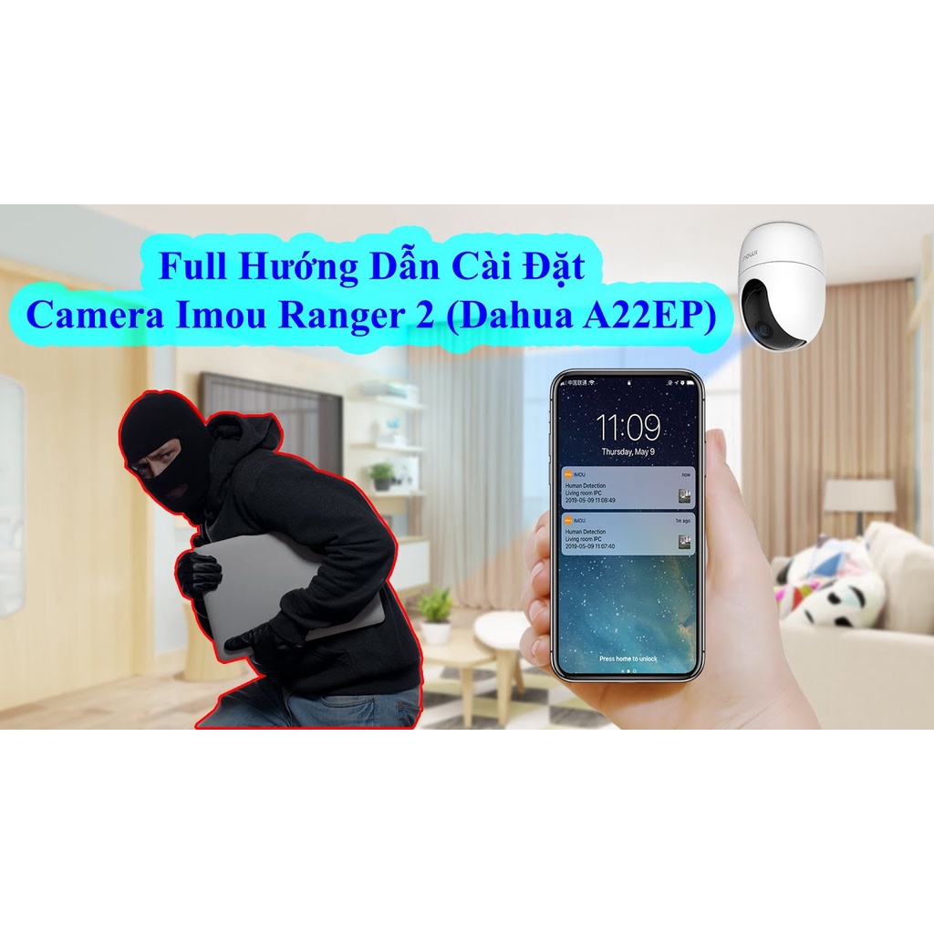 Camera Imou IP Wifi Ranger 2 IPC-A22EP 2Megapixel , IPC-A42EP 4Megapixel (Bảo Hành 2 Năm, 1-1 Trong Vòng 14 Ngày)