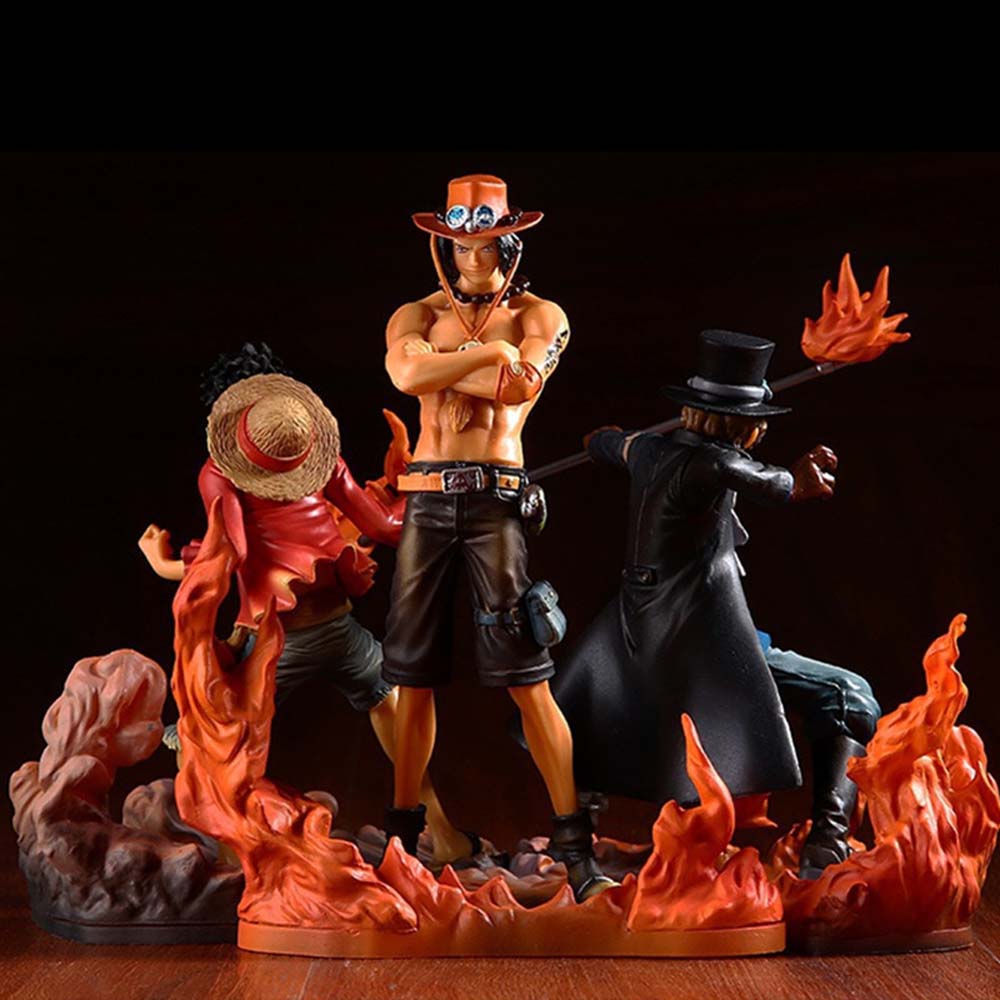 Set 3 Mô Hình Đồ Chơi Nhân Vật Trong Phim Hoạt Hình &quot;One Piece&quot;