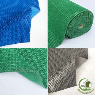Thảm nhựa gai hoa cúc - chống trơn trượt - [ 50cm x khổ 90cm ] - cắt liền thành 1 tấm lớn - chọn màu