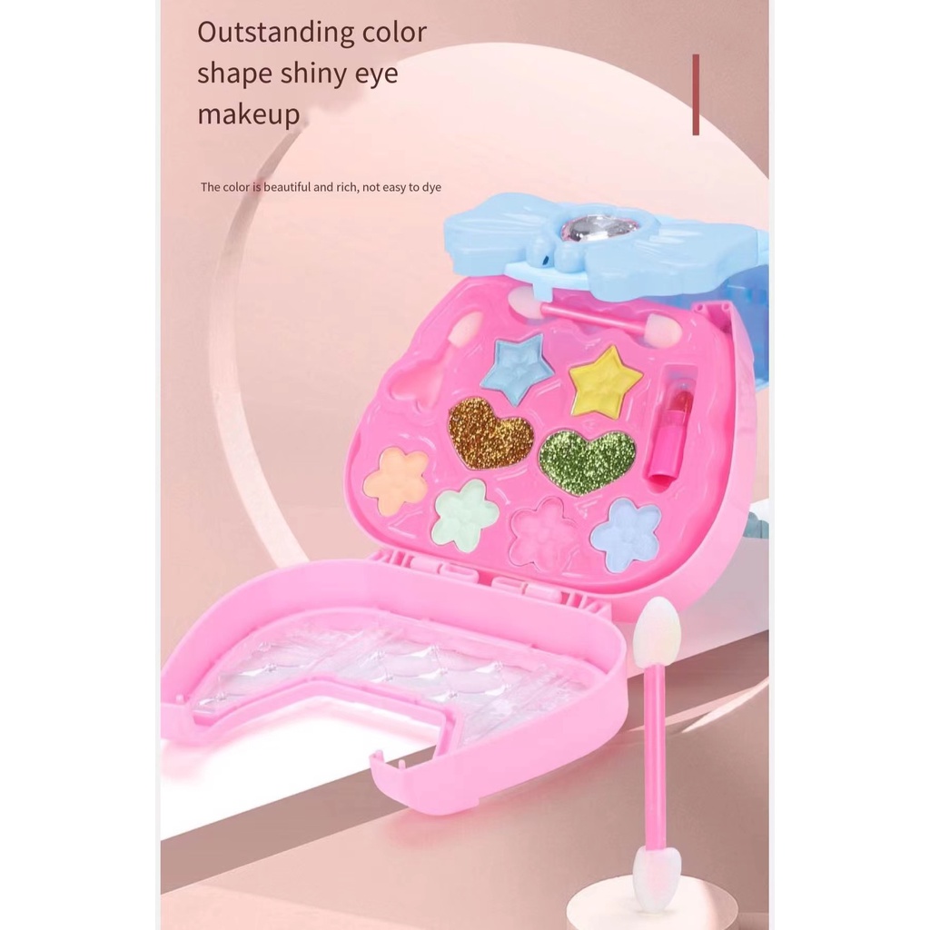 [Hàng mới về] Bộ mỹ phẩm đồ chơi trang điểm đa năng đáng yêu cho trẻ em