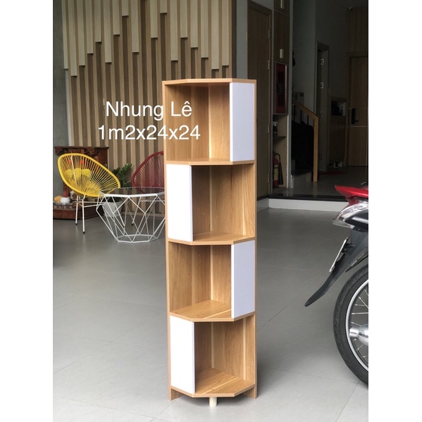 Kệ đa giác decor xinh xắn tự lắp dễ dàng