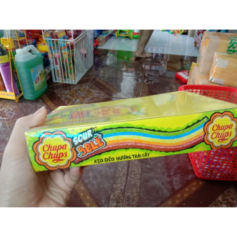 Kẹo dẻo cầu vồng chupa chups hộp 48 cây