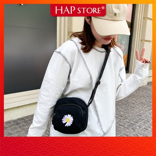 Túi đeo chéo nữ, túi đeo chéo vải canvas phong cách Hàn Quốc - HAP Store
