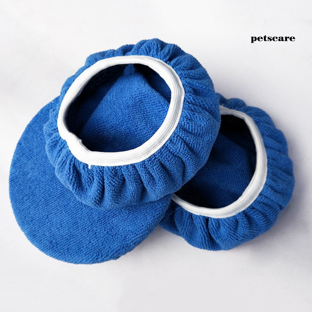 (Hàng Mới Về) Set 2 Miếng Bọc Đánh Bóng Xe Hơi Bằng Sợi Microfiber Chuyên Nghiệp