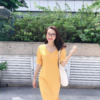 Đầm thun dây chéo lưng #155k