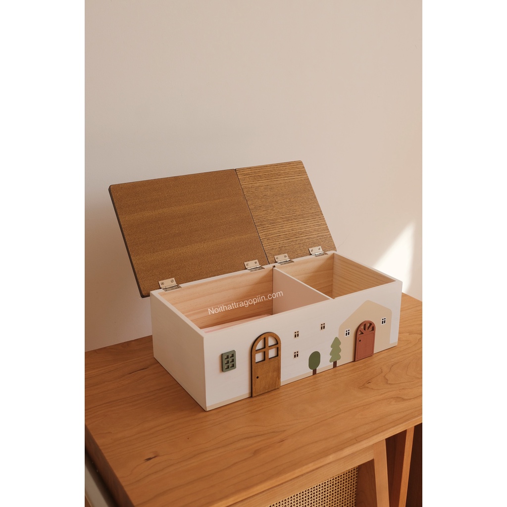 Nhà gỗ lưu trữ khẩu trang