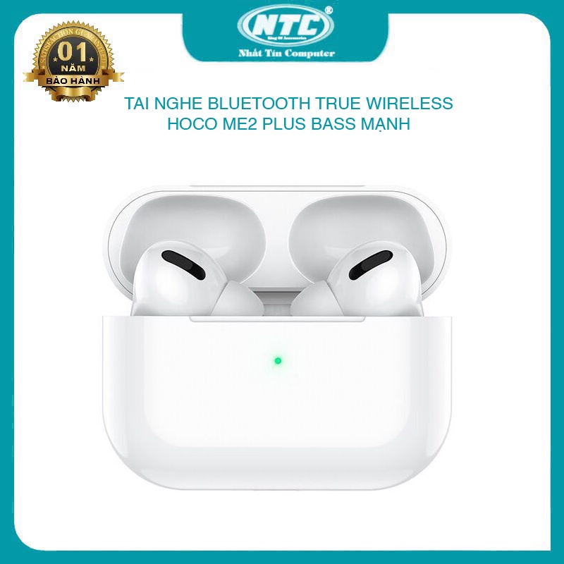 Tai nghe bluetooth true wireless Hoco ME2 Plus Original series V5.1 (Trắng) Nhất Tín Computer