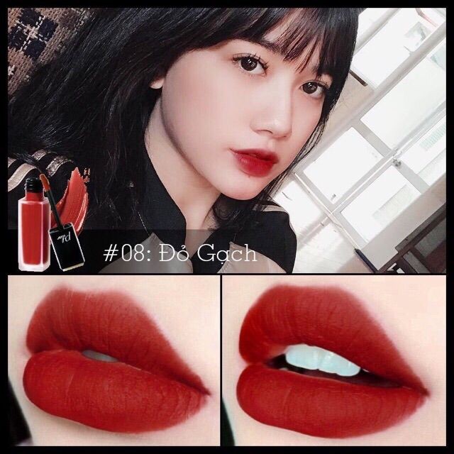 (QUÀ) 08 Son Kem Pilar Siêu Lì không Chì Màu Đỏ Gạch | BigBuy360 - bigbuy360.vn