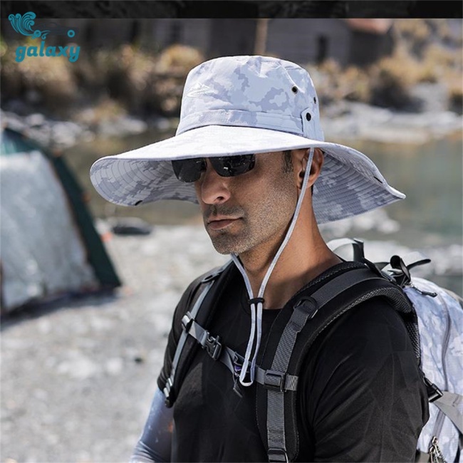 Galaxy Nón Tai Bèo Vành Rộng Thoáng Khí Chống Nắng Chống Thấm Nước Có Dây Điều Chỉnh Được