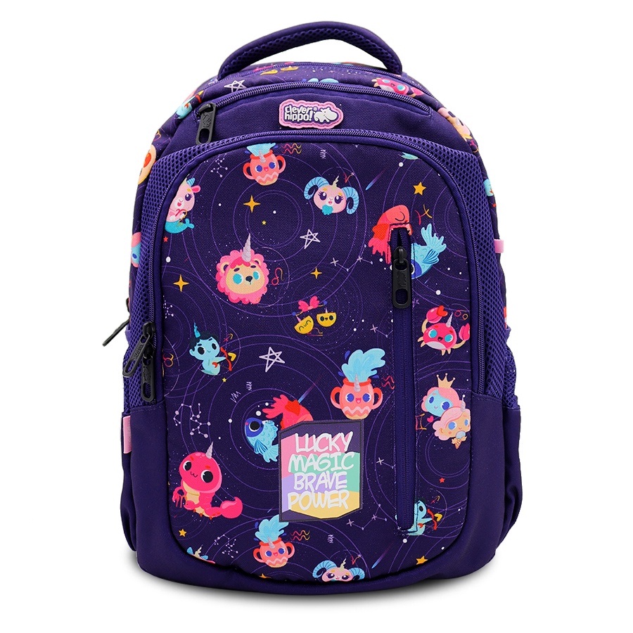 Ba Lô Zipit CLEVER HIPPO - Kỳ Lân Ngân Hà Tím BU9201/PURPLE