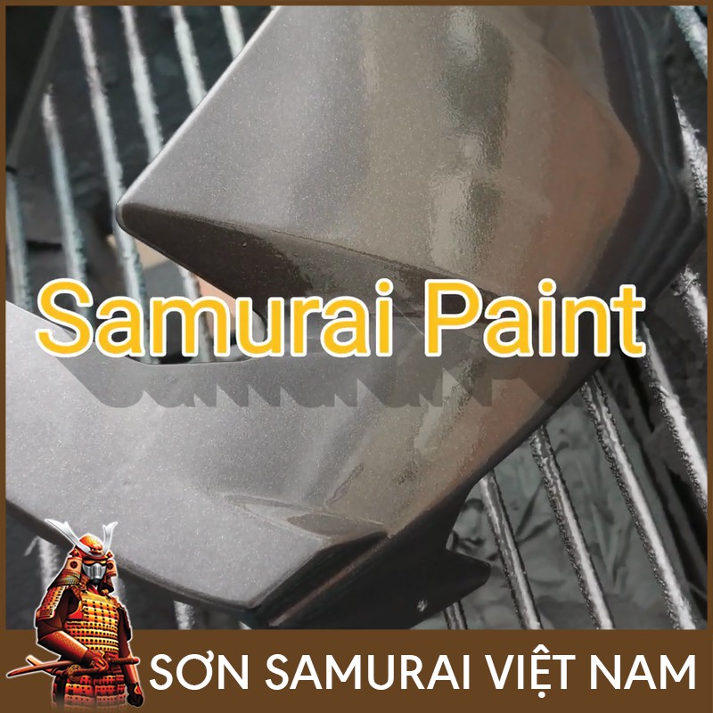 Màu Bạc Son Samurai - Combo Sơn Xịt Samurai Màu H177