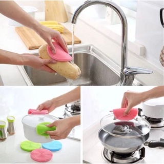 Combo 2 MIẾNG RỬA CHÉN SILICON ĐA NĂNG