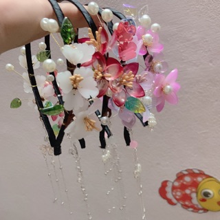 Bờm hoa cổ trang
