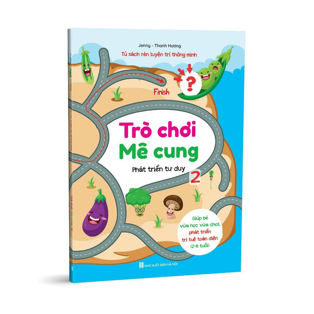 Sách - Rèn luyện trí thông minh - Trò chơi mê cung phát triển tư duy &amp; Trò chơi tìm kiếm phát triển tư duy (Bộ 4 cuốn)
