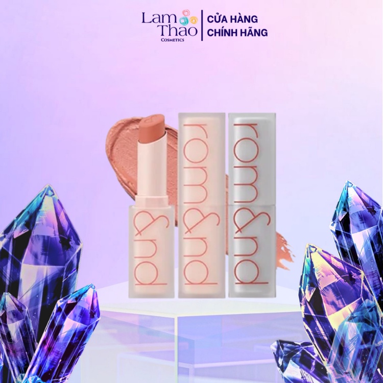 Son Thỏi Siêu Mịn Romand New Zero Matte Lipstick Shell Beach Nude Collection