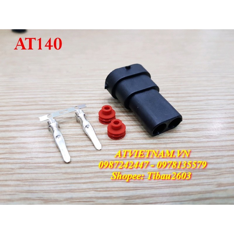 Bộ giắc đèn H11/ H8 / H9 đầu cái - AT140