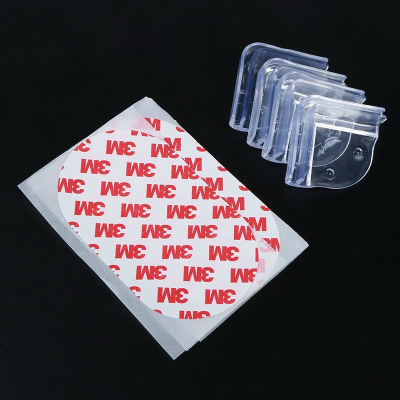 Bộ 4 Miếng Bọc Góc Bàn, Che Cạnh Bàn, Bọc Góc, Tủ, Gường, Nẹp Góc Silicon Trong Suốt Chống Va Đập